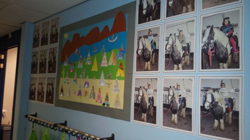 Projectweek over het Wilde Westen op school (fotoserie)