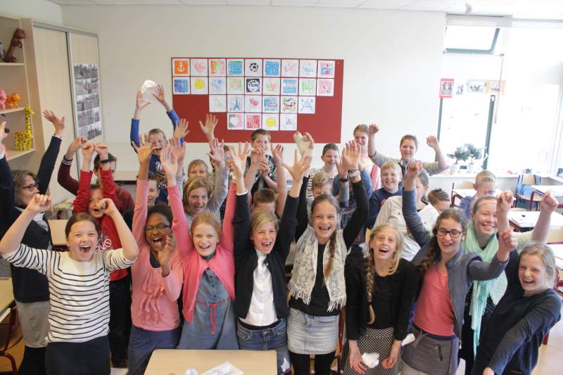Stilte voor de Cito-toets op Calvijnschool Sliedrecht