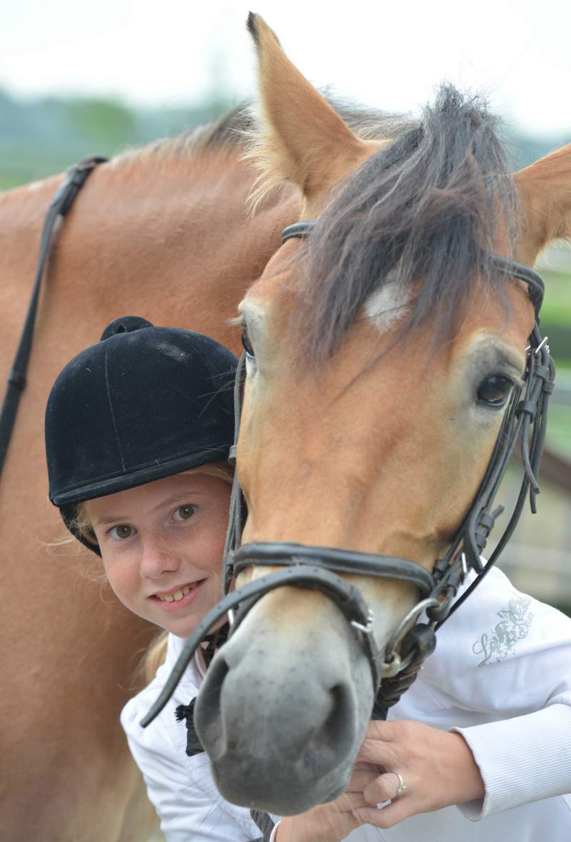 Geanne is een echte paardenfan