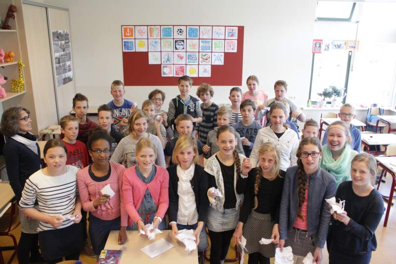 Stilte voor de Cito-toets op Calvijnschool Sliedrecht
