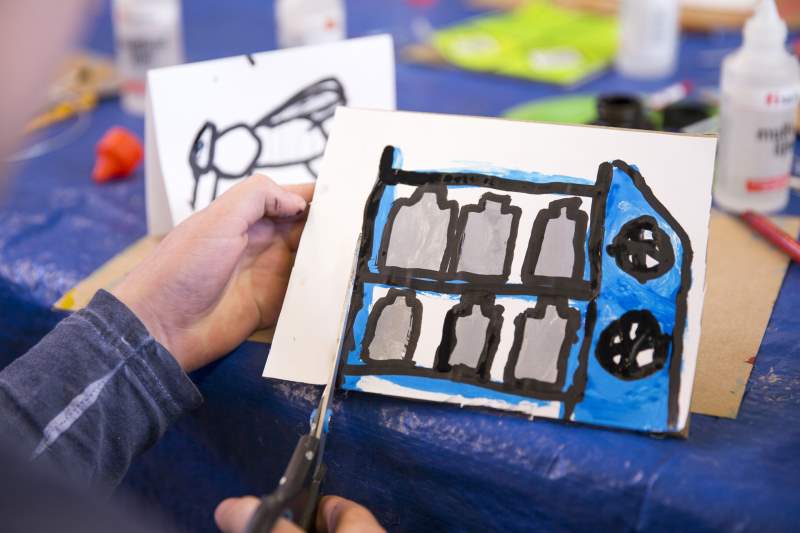 Kunst op Doornveldschool Staphorst (video en foto's)