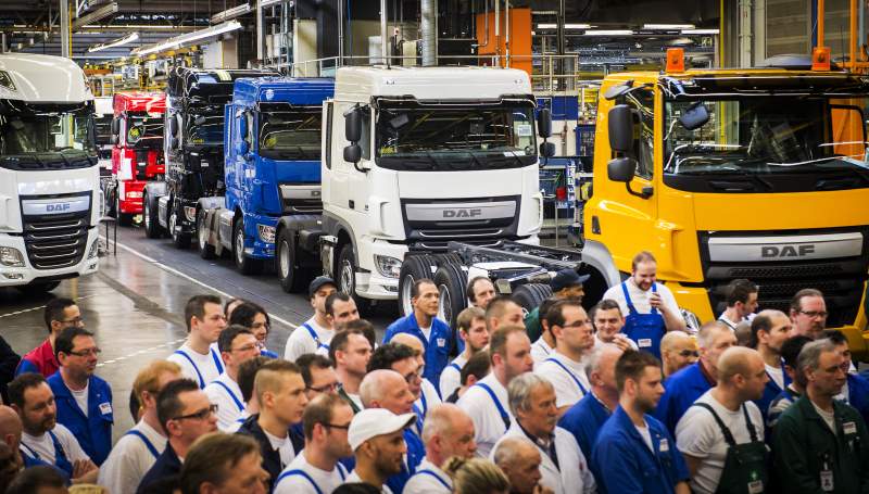 DAF maakte vandaag de miljoenste vrachtwagen