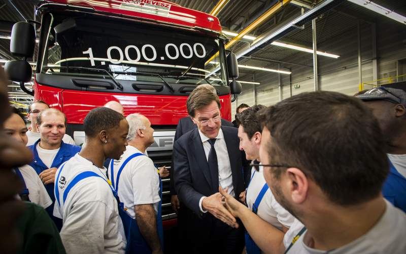 DAF maakte vandaag de miljoenste vrachtwagen