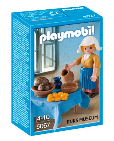 Spelen met het wereldberoemde melkmeisje