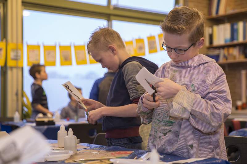 Kunst op Doornveldschool Staphorst (video en foto's)