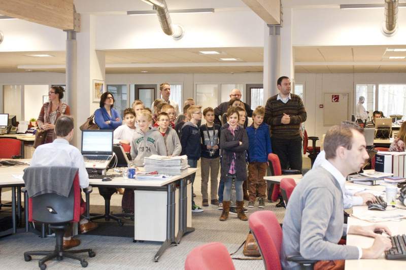 Leerlingen Bogermanschool Dordrecht bij RD