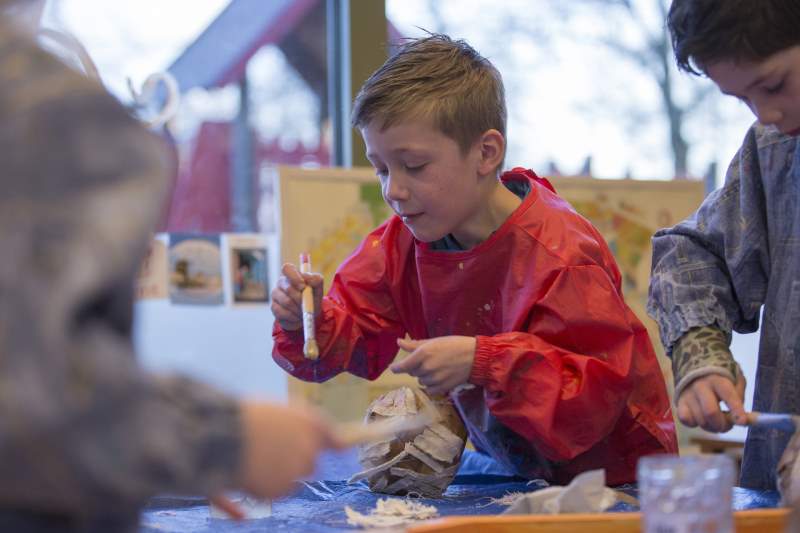 Kunst op Doornveldschool Staphorst (video en foto's)