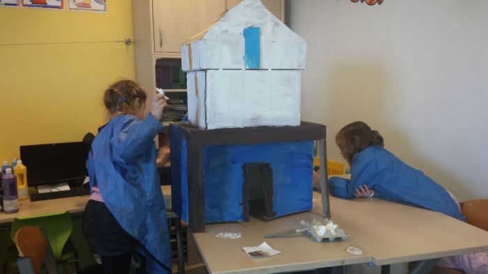 Projectweek over het Wilde Westen op school (fotoserie)