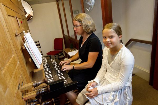 Gerdines moeder is kerkorganist