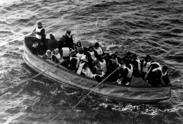 De eerste reis van de Titanic was meteen de laatste