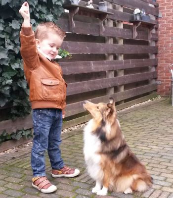 Lief en ondeugend! De hond van Eduard