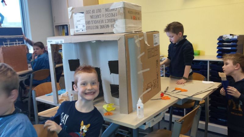 Projectweek over het Wilde Westen op school (fotoserie)