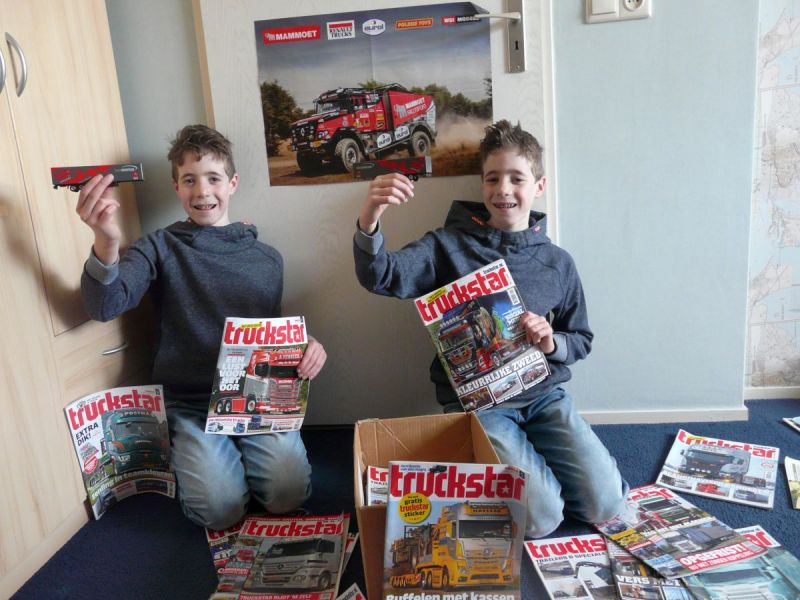 Vrachtwagenavonturen van... Julian, Sander, Matthias, Aron, Nathan, Ardo, Justus, Niek, Robert, Paul, Mirjam, Levi, Reinier, Robert, Jochanan, Jeftha en Joshua