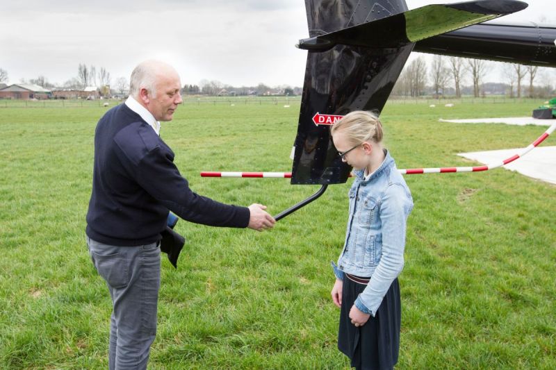 Aan twee wieken de lucht in