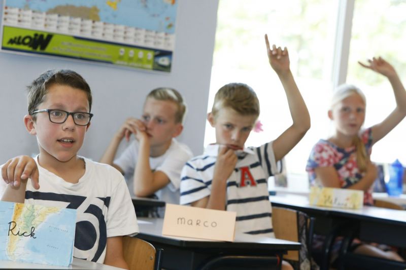 Groep 7 helpt Rick en Martijn