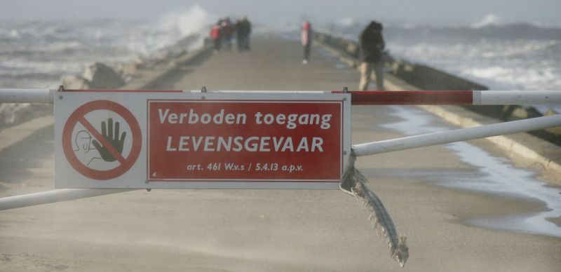 Storm... omgewaaide bomen en wateroverlast
