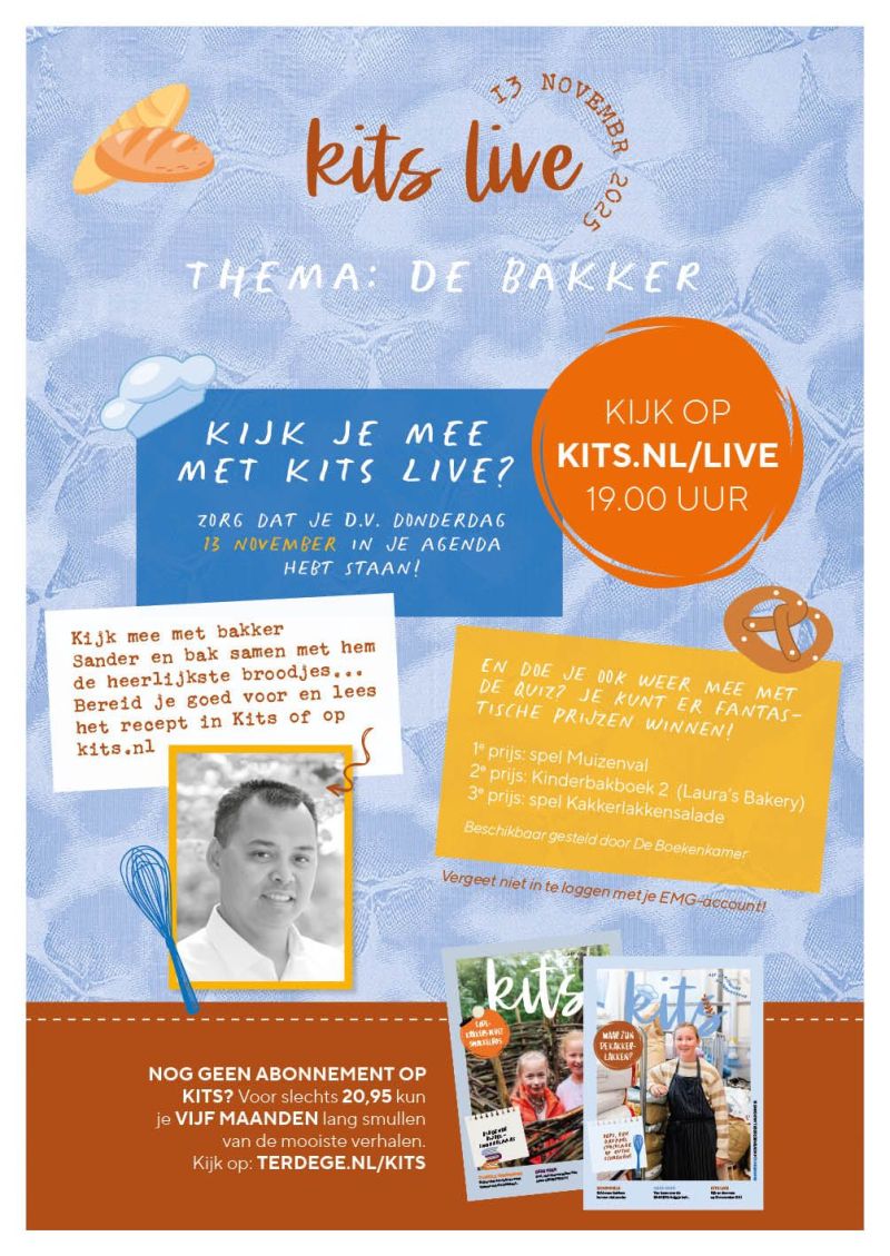 Kits Live 13 november D.V.!