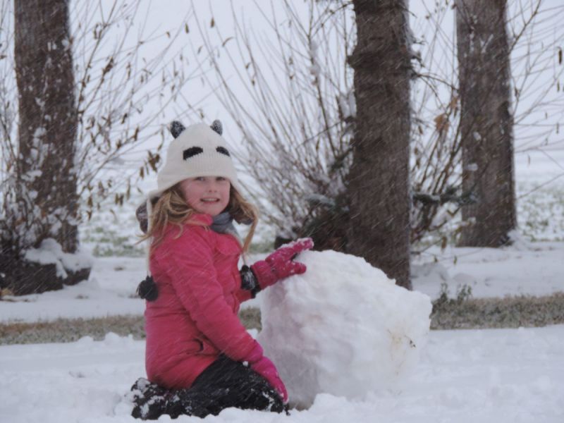 Lekker kijken naar Kitslezers in de sneeuw!