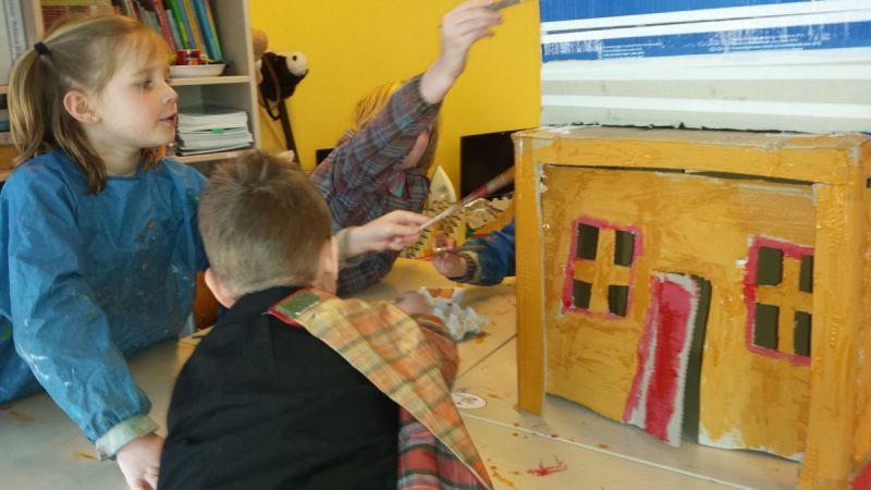 Projectweek over het Wilde Westen op school (fotoserie)