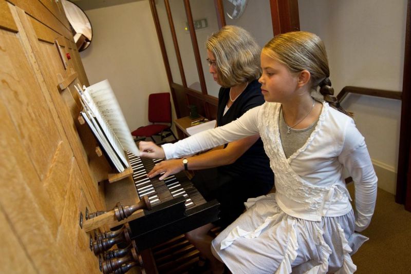 Gerdines moeder is kerkorganist