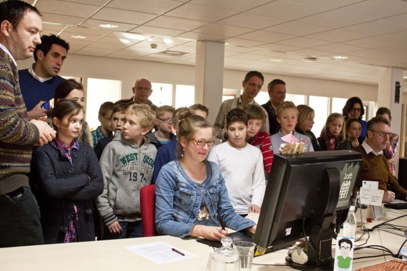 Leerlingen Bogermanschool Dordrecht bij RD