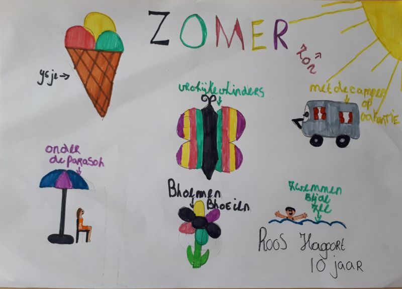 Ontzettend veel zomertekeningen