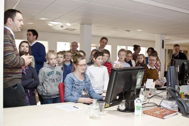 Leerlingen Bogermanschool Dordrecht bij RD