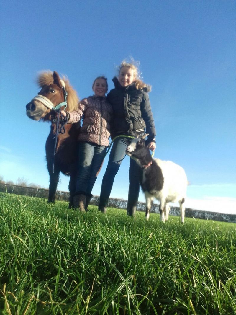 Marit en Lieke HEBBEN EEN EIGEN KINDERBOERDERIJ