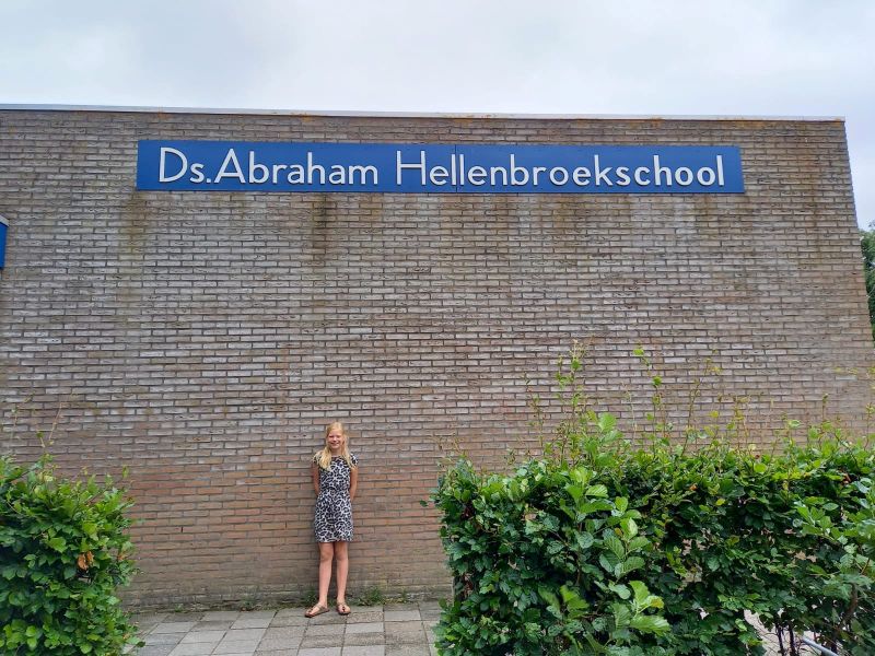 Sanne: Het liefst op het schoolplein