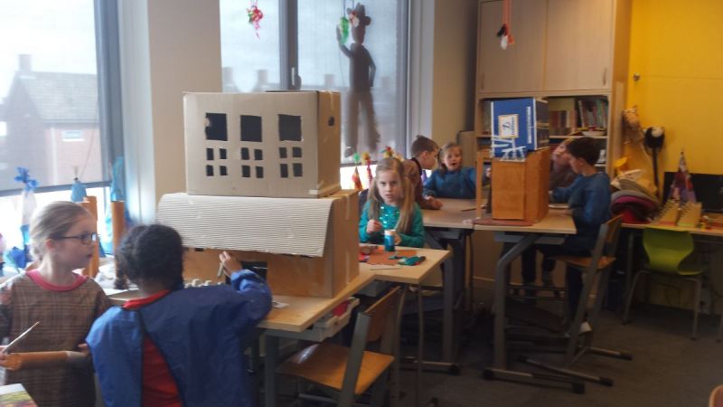 Projectweek over het Wilde Westen op school (fotoserie)