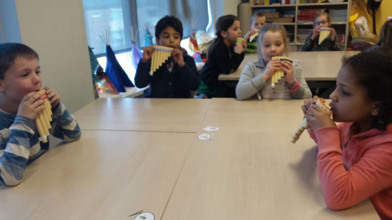 Projectweek over het Wilde Westen op school (fotoserie)