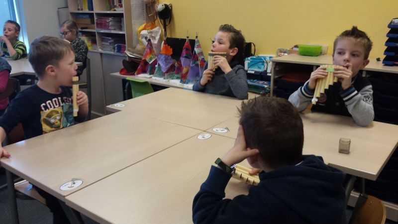 Projectweek over het Wilde Westen op school (fotoserie)