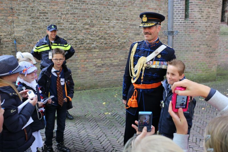 Veel kinderen in Den Haag op Prinsjesdag