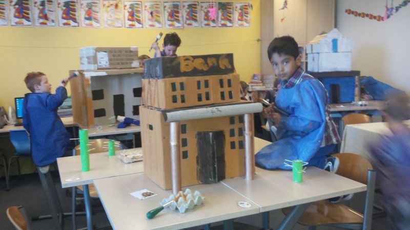 Projectweek over het Wilde Westen op school (fotoserie)