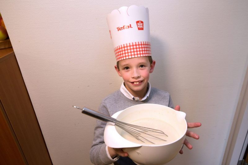 Grote stapel pannenkoeken voor ouderen