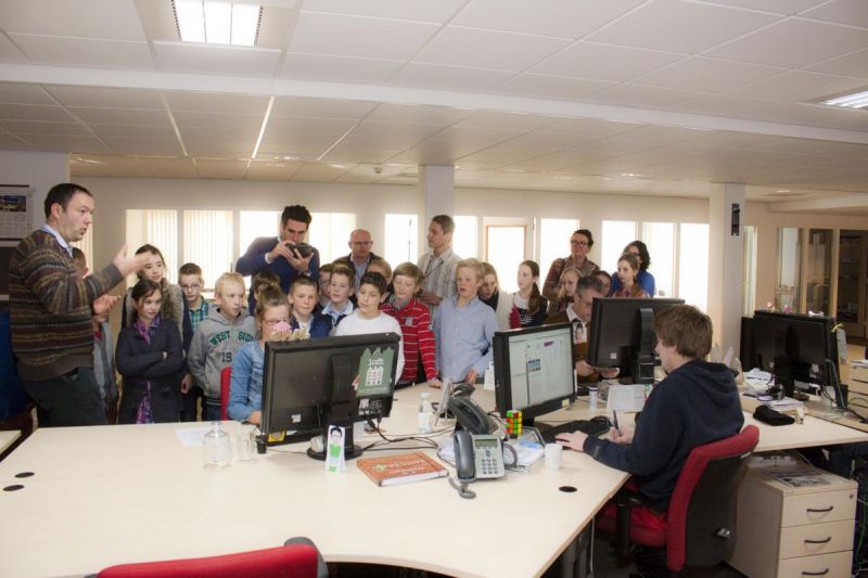 Leerlingen Bogermanschool Dordrecht bij RD