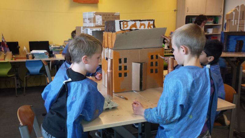 Projectweek over het Wilde Westen op school (fotoserie)